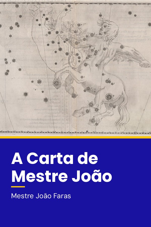 Capa do livro A Carta de Mestre João Faras