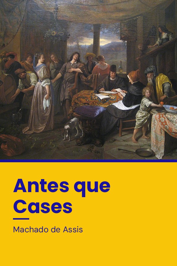 Capa do livro Antes que Cases