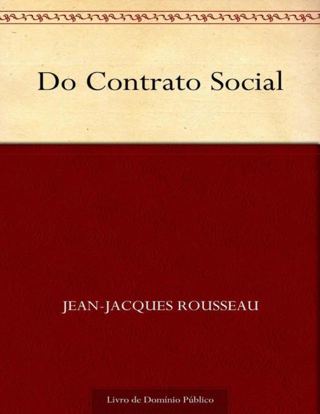 Capa do livro Do Contrato Social