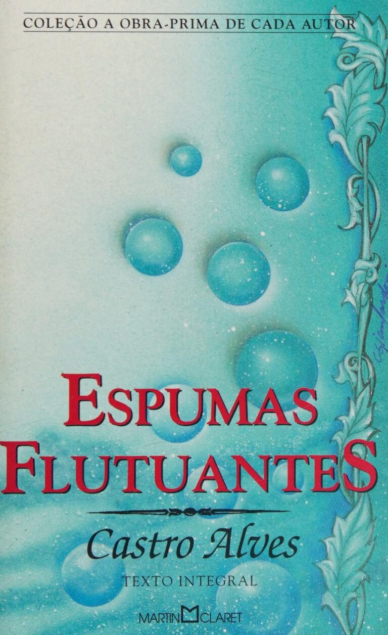 Capa do livro Espumas Flutuantes