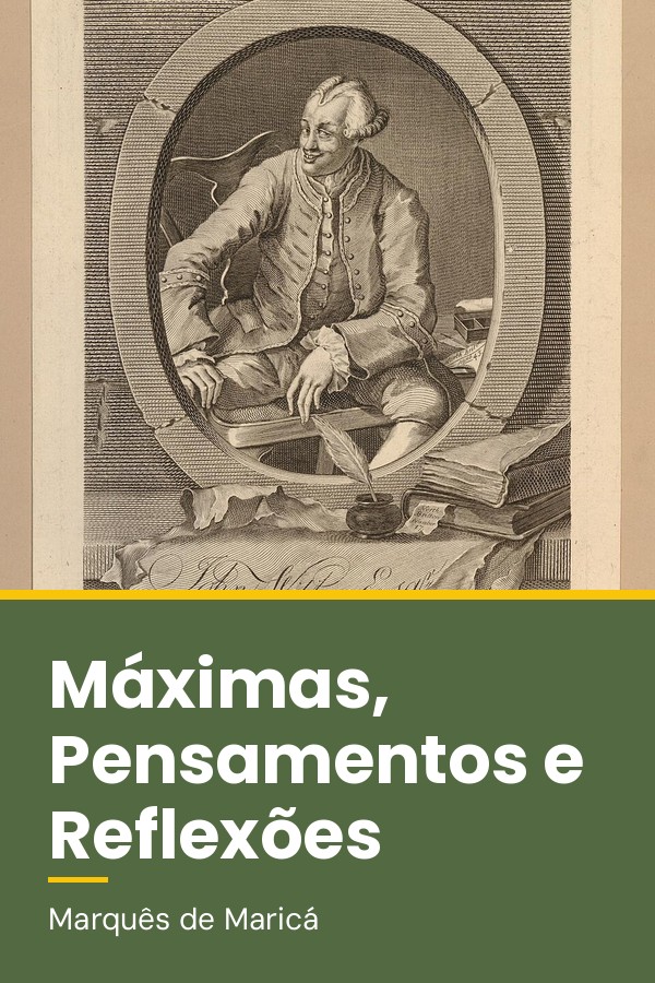Capa do livro Máximas, Pensamentos e Reflexões