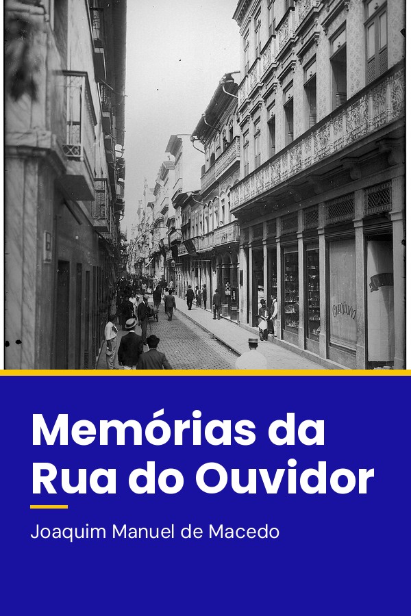 Capa do livro Memórias da Rua do Ouvidor