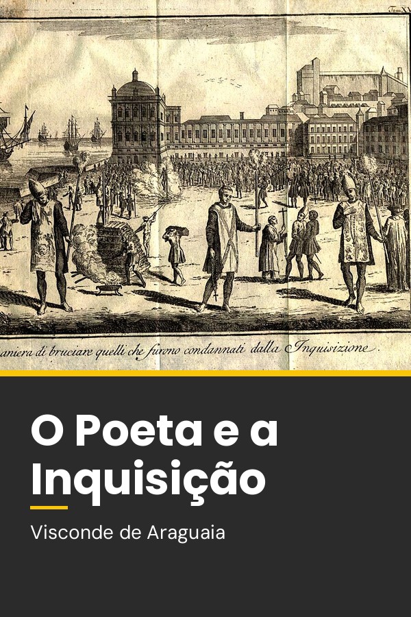 Capa do livro O Poeta e a Inquisição