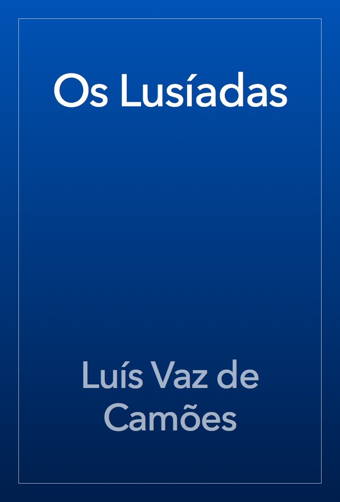 Capa do livro Os Lusíadas