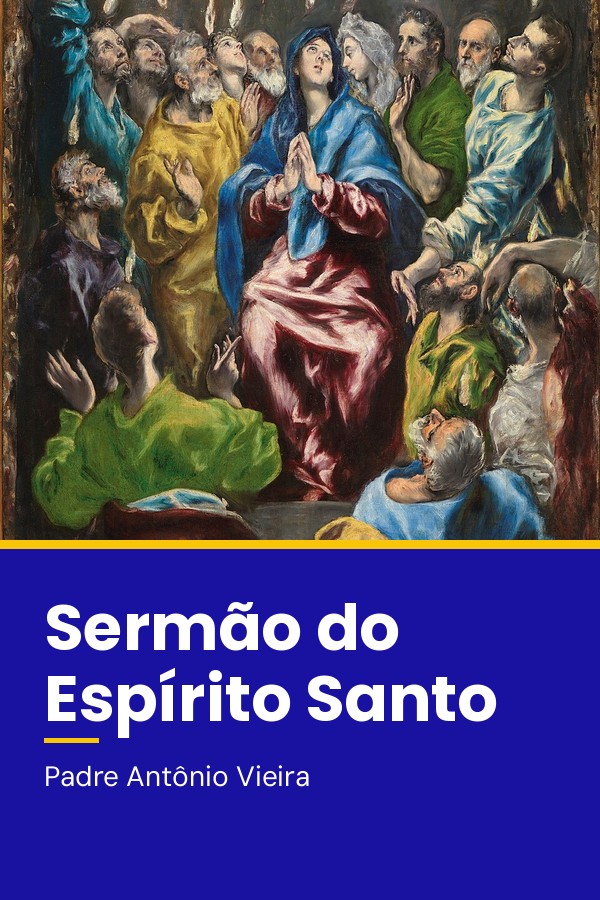 Capa do livro Sermão do Espírito Santo
