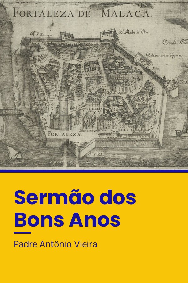 Capa do livro Sermão dos Bons Anos