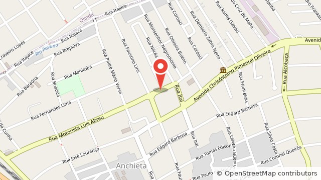 Nossas Unidades Mapa da Unidade Anchieta - Cozinha Comunitária