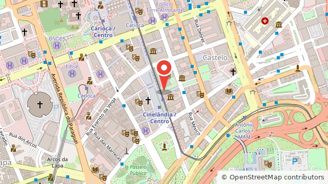 Nossas Unidades Mapa da Unidade Cinelândia